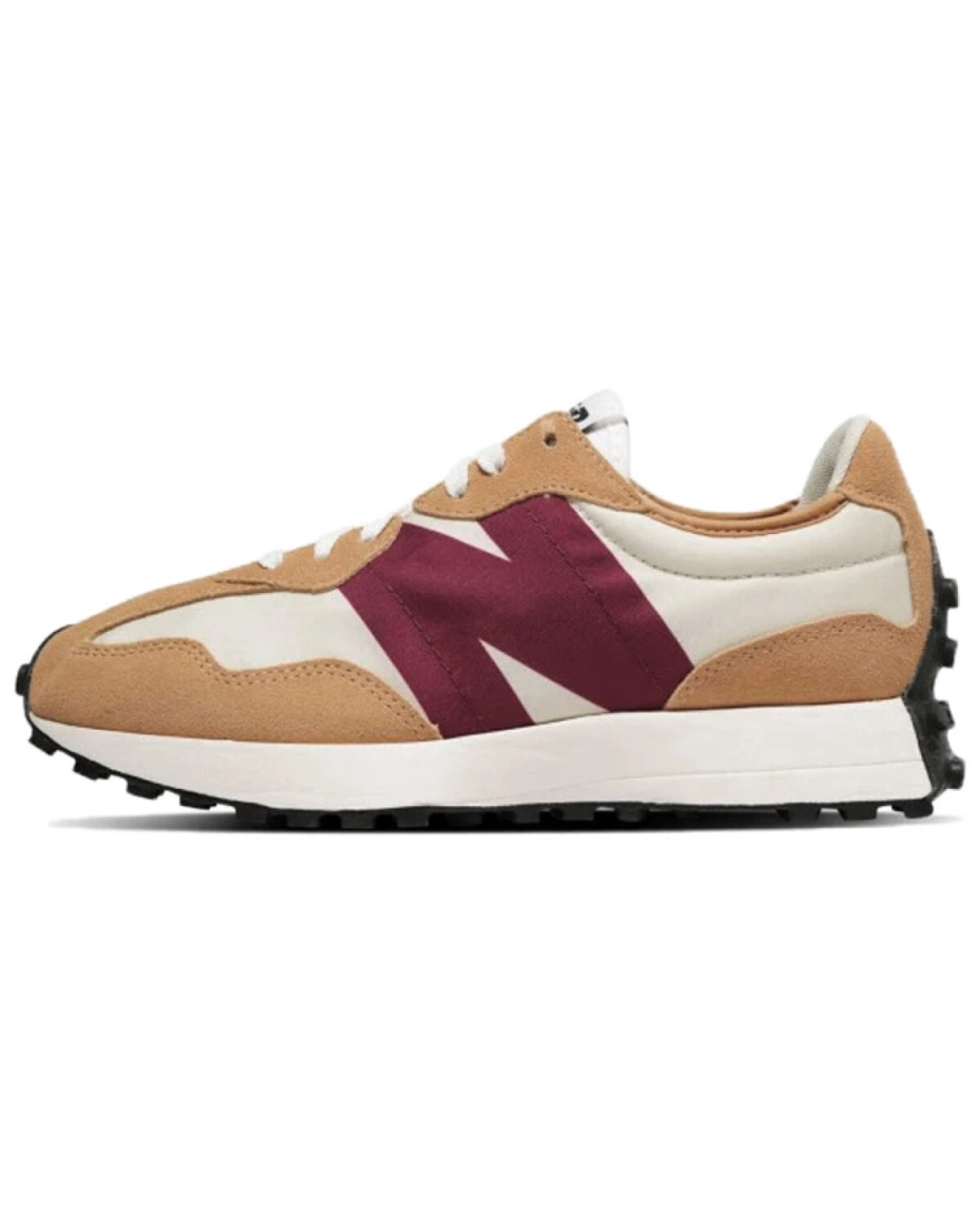 New Balance 327 unisex кроссовки комбинированный материал коричневые картинка