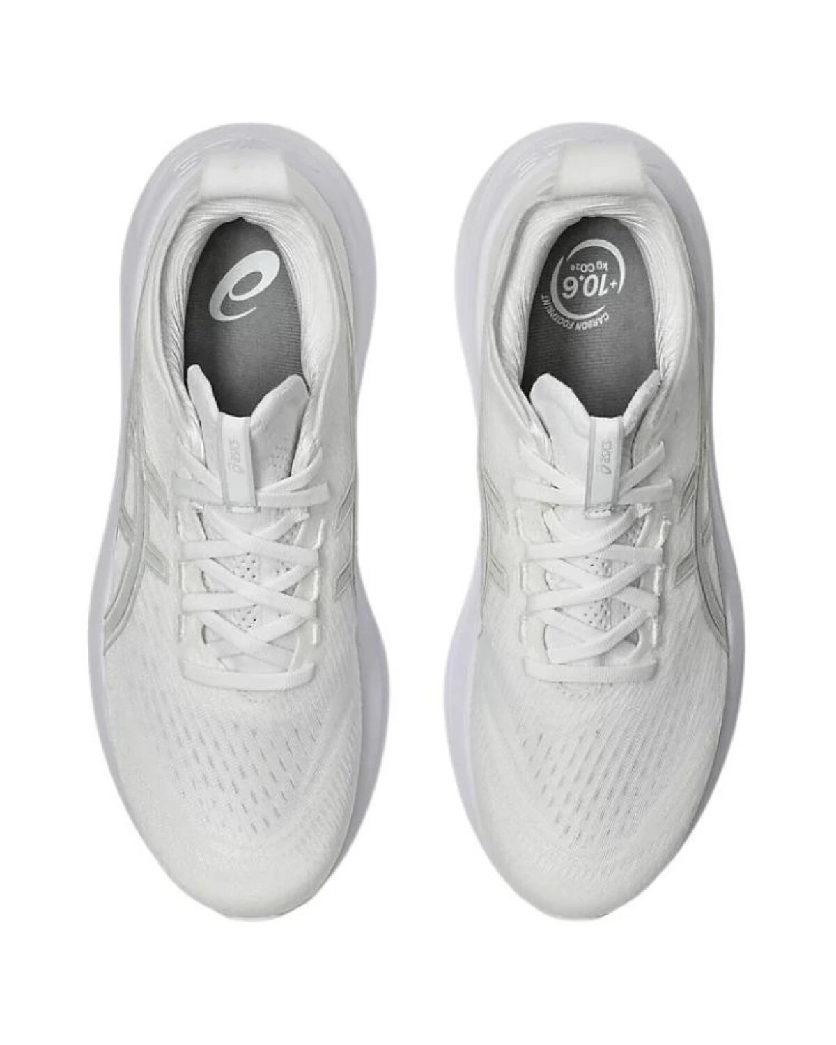 Asics GEL-NIMBUS 27 мужские кроссовки с амортизацией бело-серые картинка