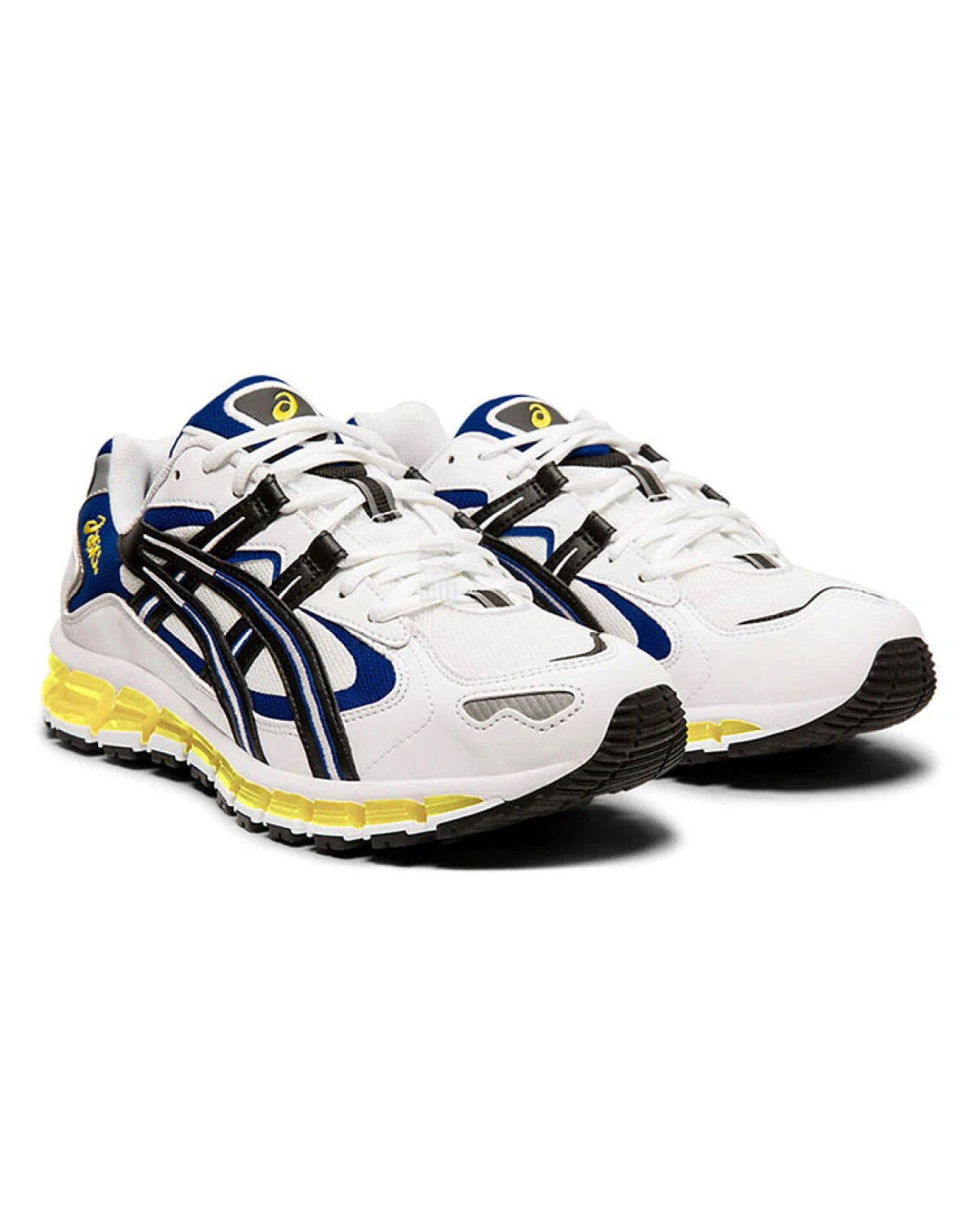 Asics Gel-Kayano 5 мужские кроссовки для бега бело-синие картинка