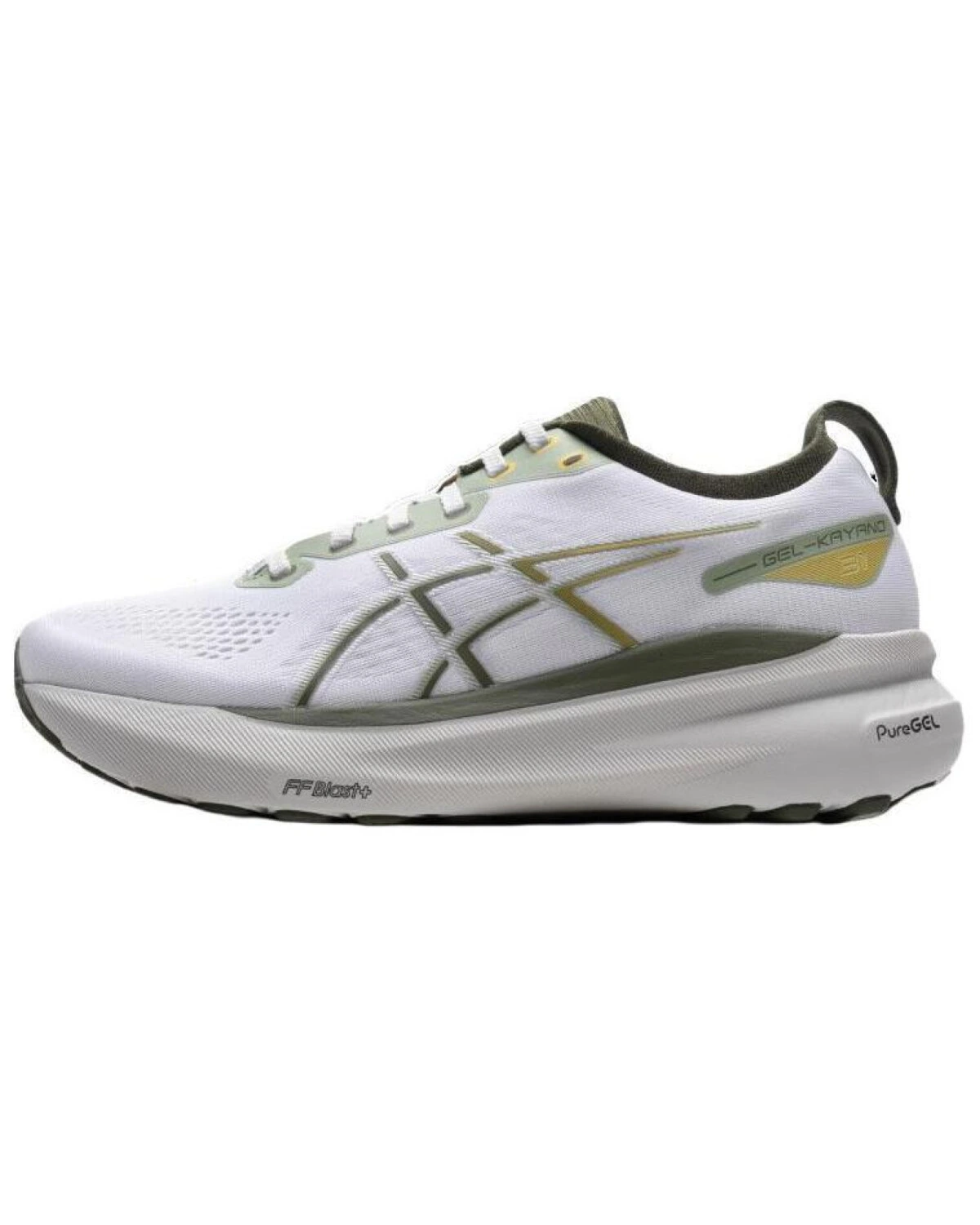 Asics Gel-Kayano 31 мужские кроссовки стабильные воздухопроницаемые бело-зеленые картинка