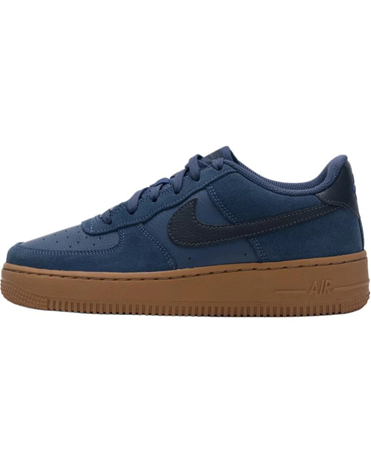 Nike Air Force 1 LV8 2 детские кроссовки синие комфортные легкие картинка
