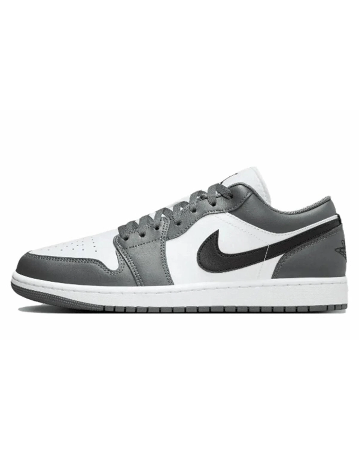 Jordan Air Jordan 1 unisex кроссовки серебристо-серые с вышивкой и амортизацией картинка