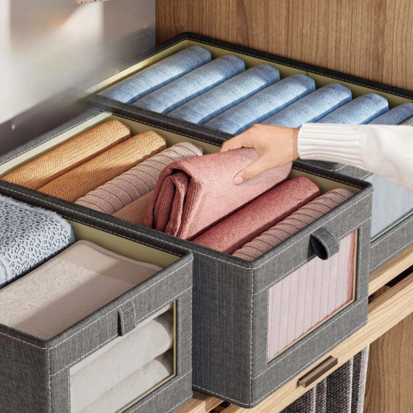 Ящик-корзина для хранения вещей картинка