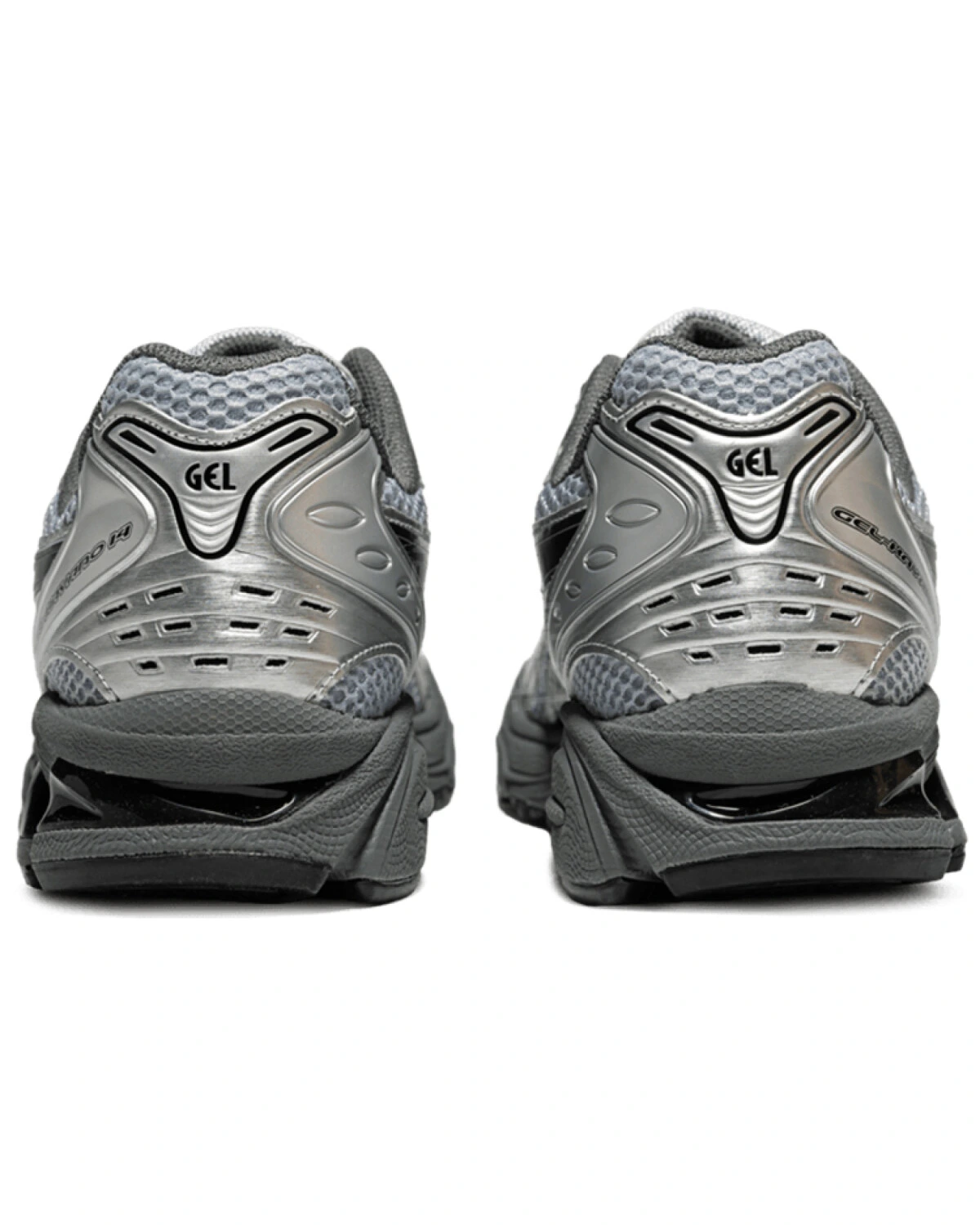Asics Gel-Kayano 14 унисекс кроссовки серебристо-чёрные картинка