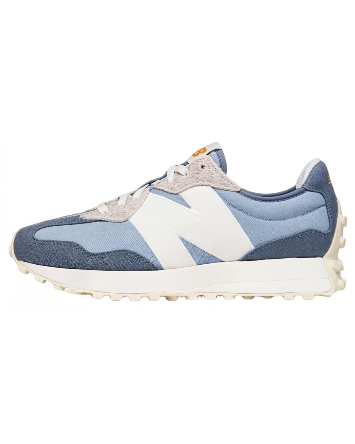 New Balance 327 unisex кроссовки беговые сине-белые картинка