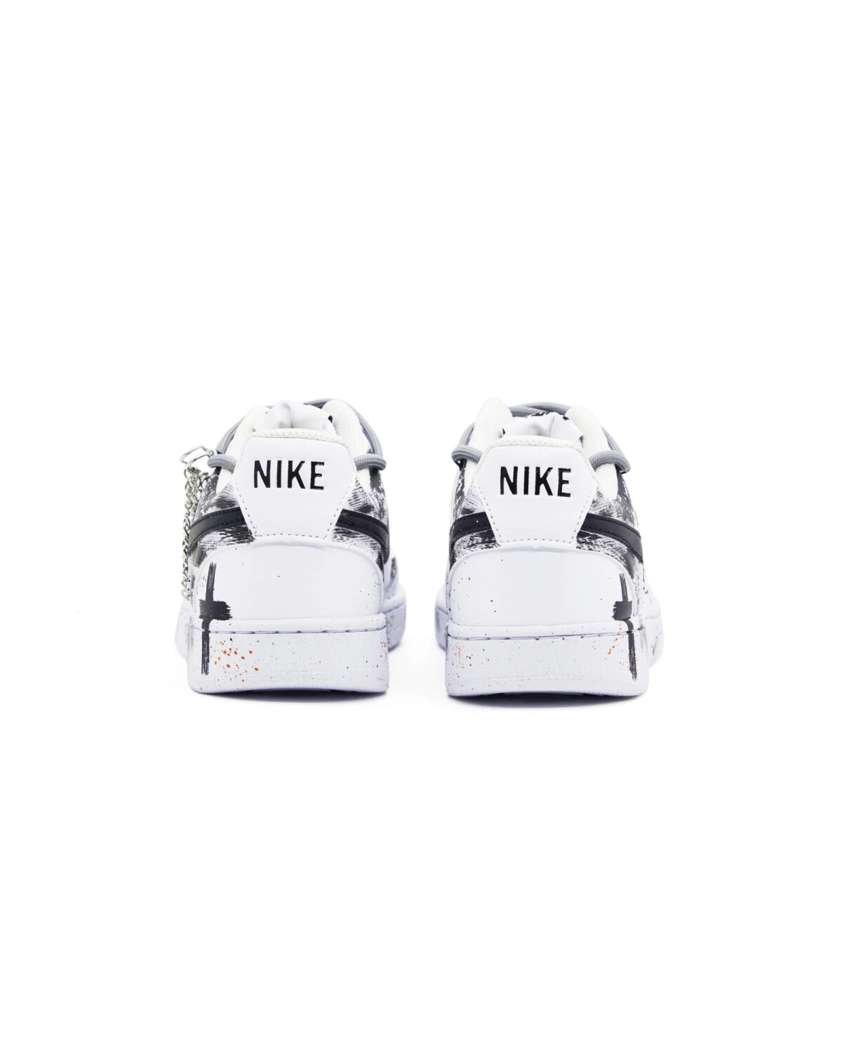 Nike Court Vision 1 Low Shadow Knight мужские кеды кожа противоскользящие и легкие картинка