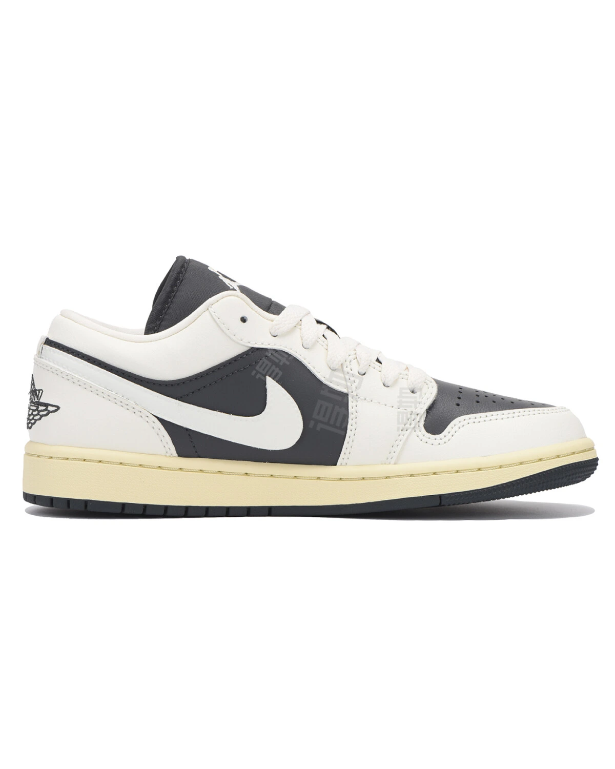Jordan Air Jordan 1 женские кроссовки черно-белые с амортизацией картинка