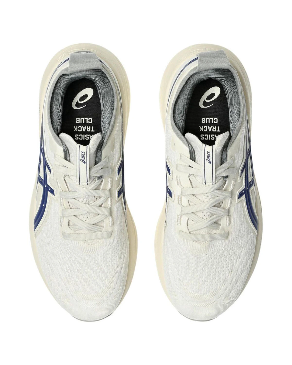 Asics GEL-NIMBUS 27 женские кроссовки для бега бело-голубые картинка