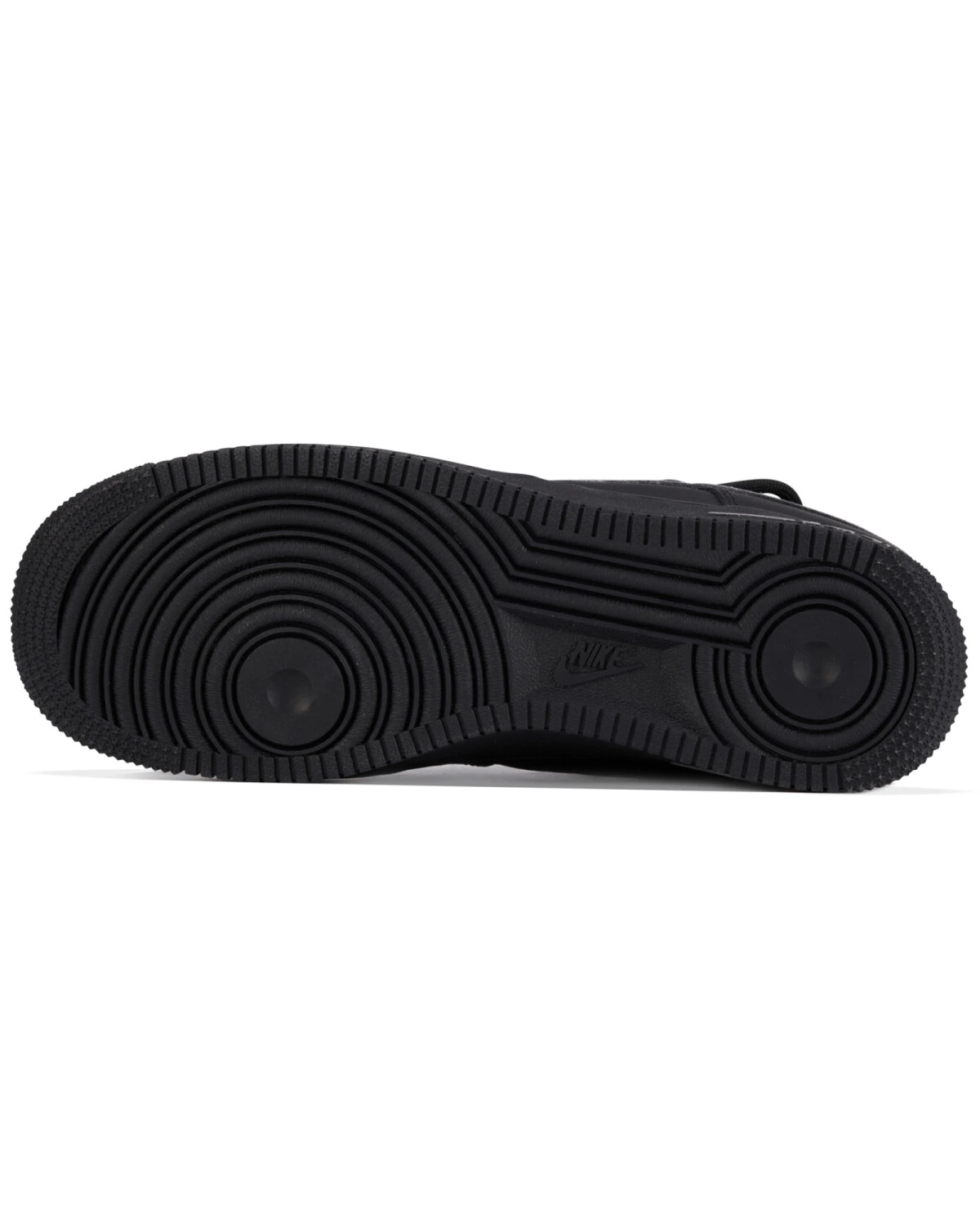 Nike Air Force 1 unisex кроссовки черно-белые с зеленым картинка