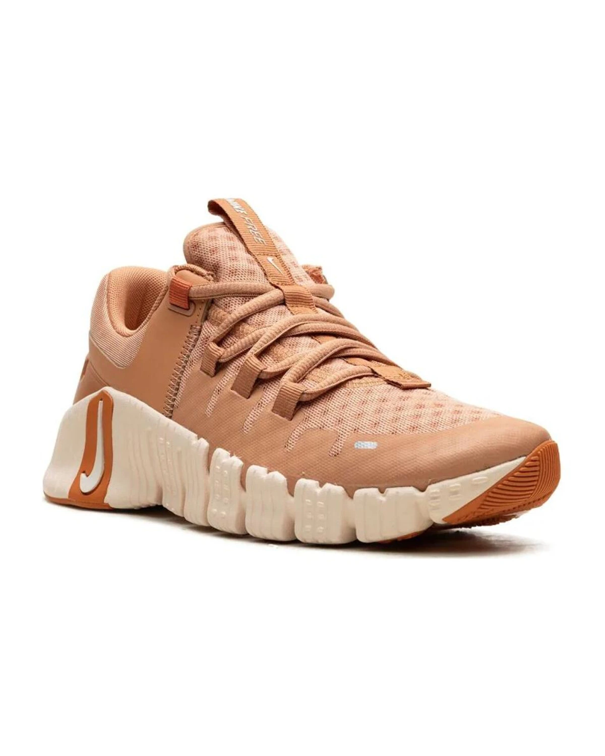 Nike Free Metcon 5 женские кроссовки оранжевые текстильные картинка