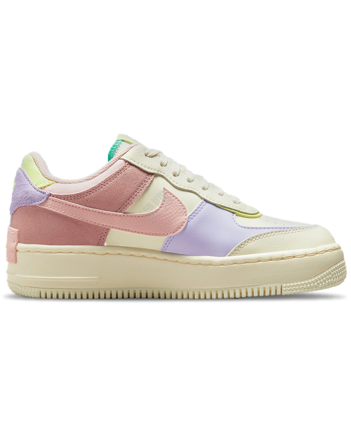 Nike Air Force 1 Shadow Cashmere женские кроссовки пастельные розовые картинка