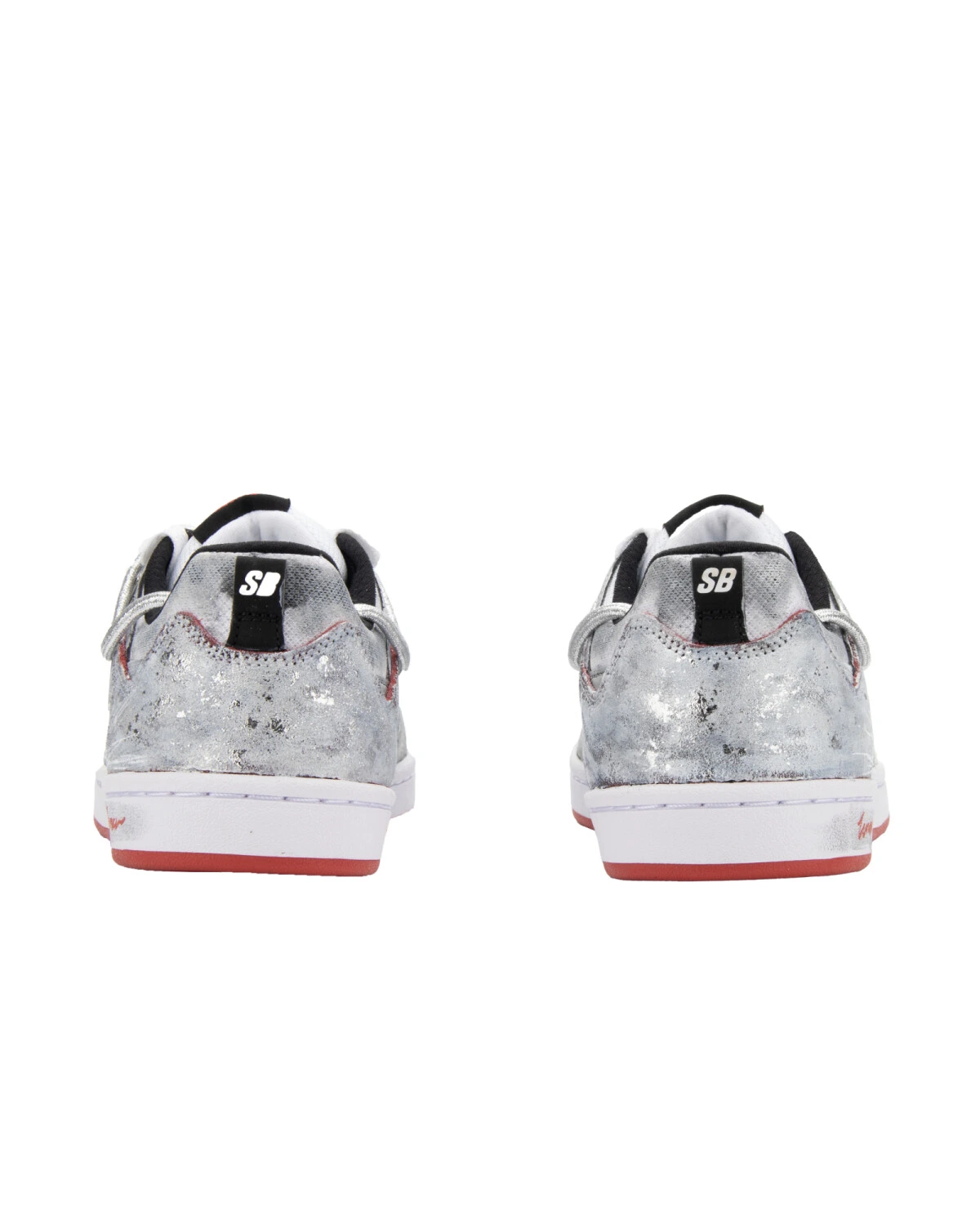 Nike SB Alleyoop мужские кроссовки серебряные с двойной шнуровкой и декором картинка