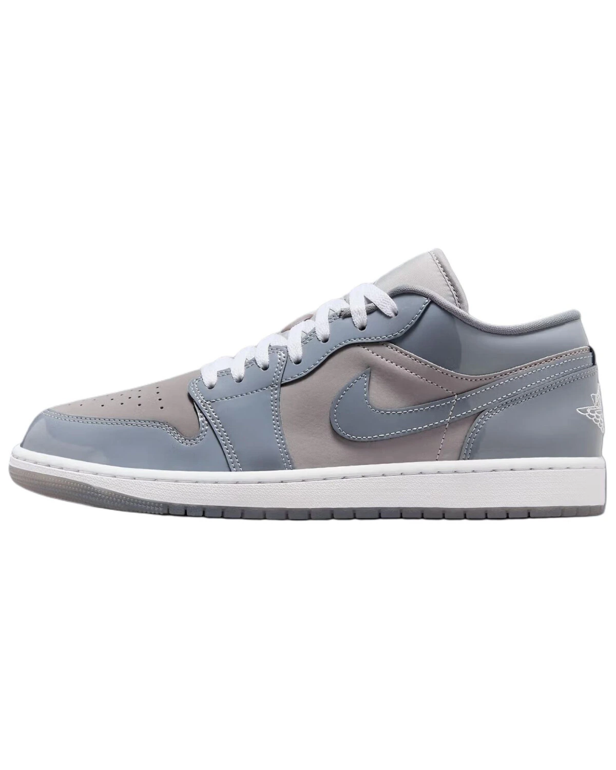 Jordan Air Jordan 1 повседневные кроссовки голубо-серые картинка