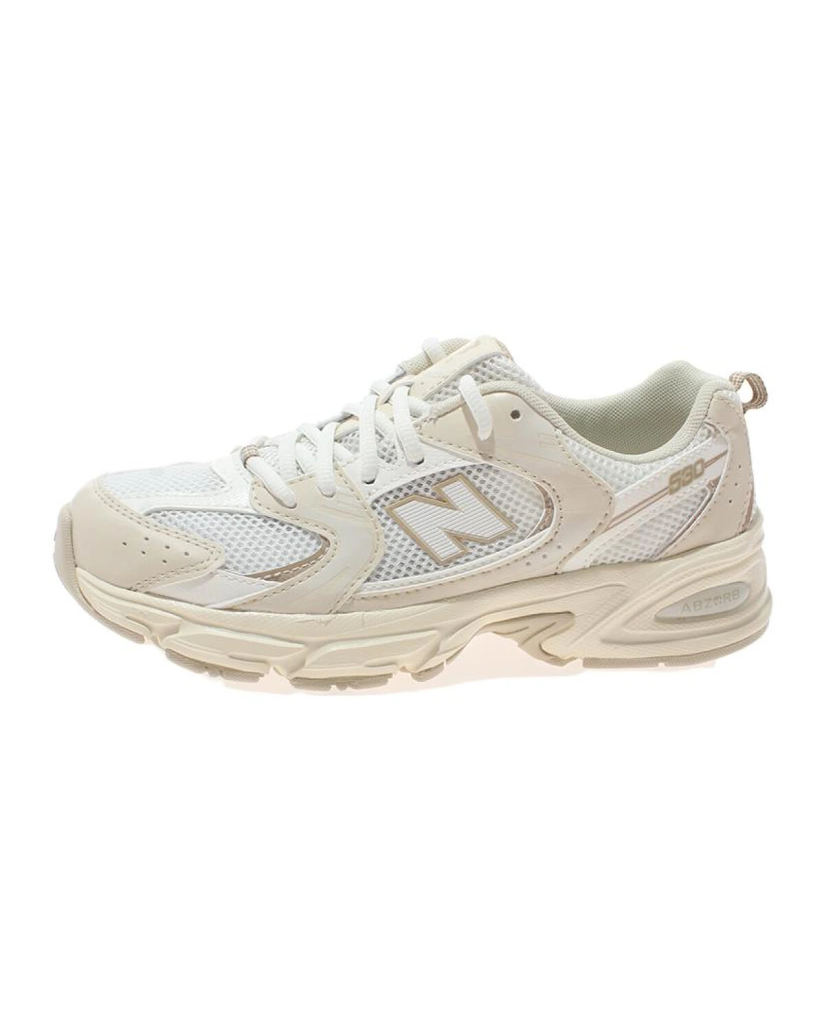 New Balance 530 детские кроссовки белые из искусственной кожи картинка