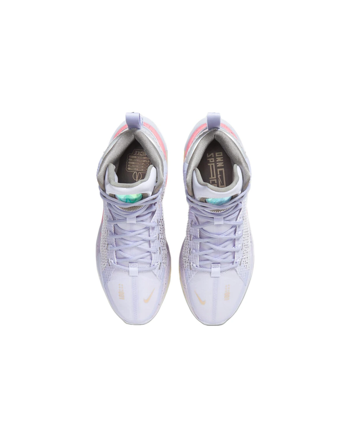 Nike Air ZOOM GT Jump EP унисекс кроссовки текстильные фиолетово-красные картинка