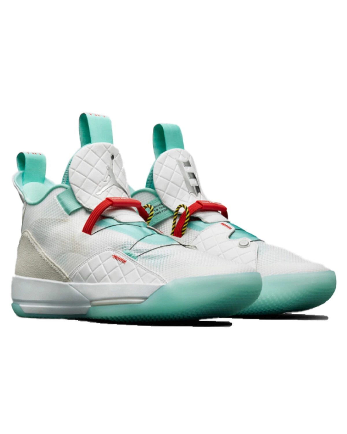 Jordan Air 33 спортивные кроссовки белые с синими вставками картинка