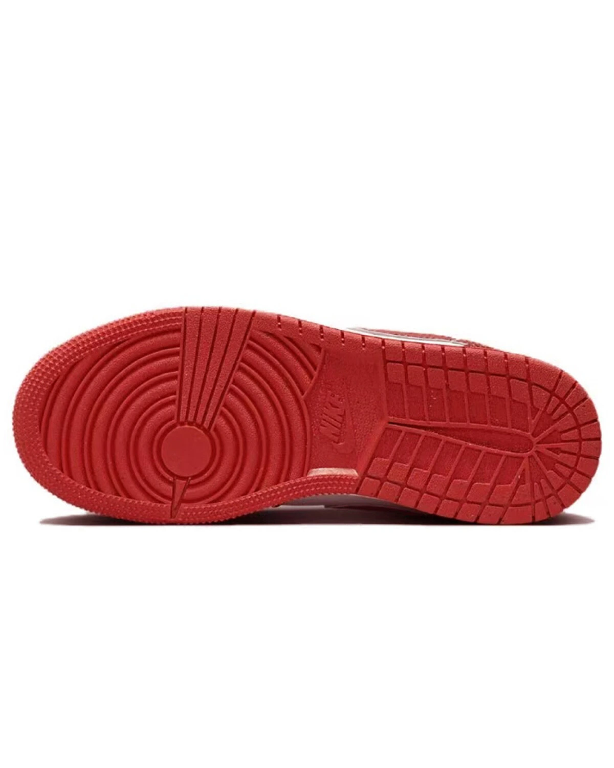 Jordan Air Jordan 1 унисекс кроссовки бело-красные свадебные с вышивкой картинка