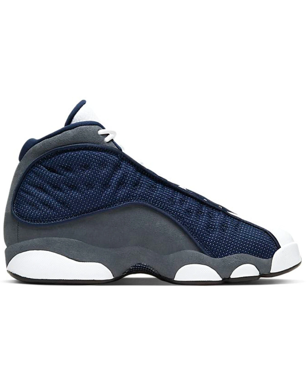 Jordan Air Jordan 13 детские высокие кроссовки сине-белые картинка