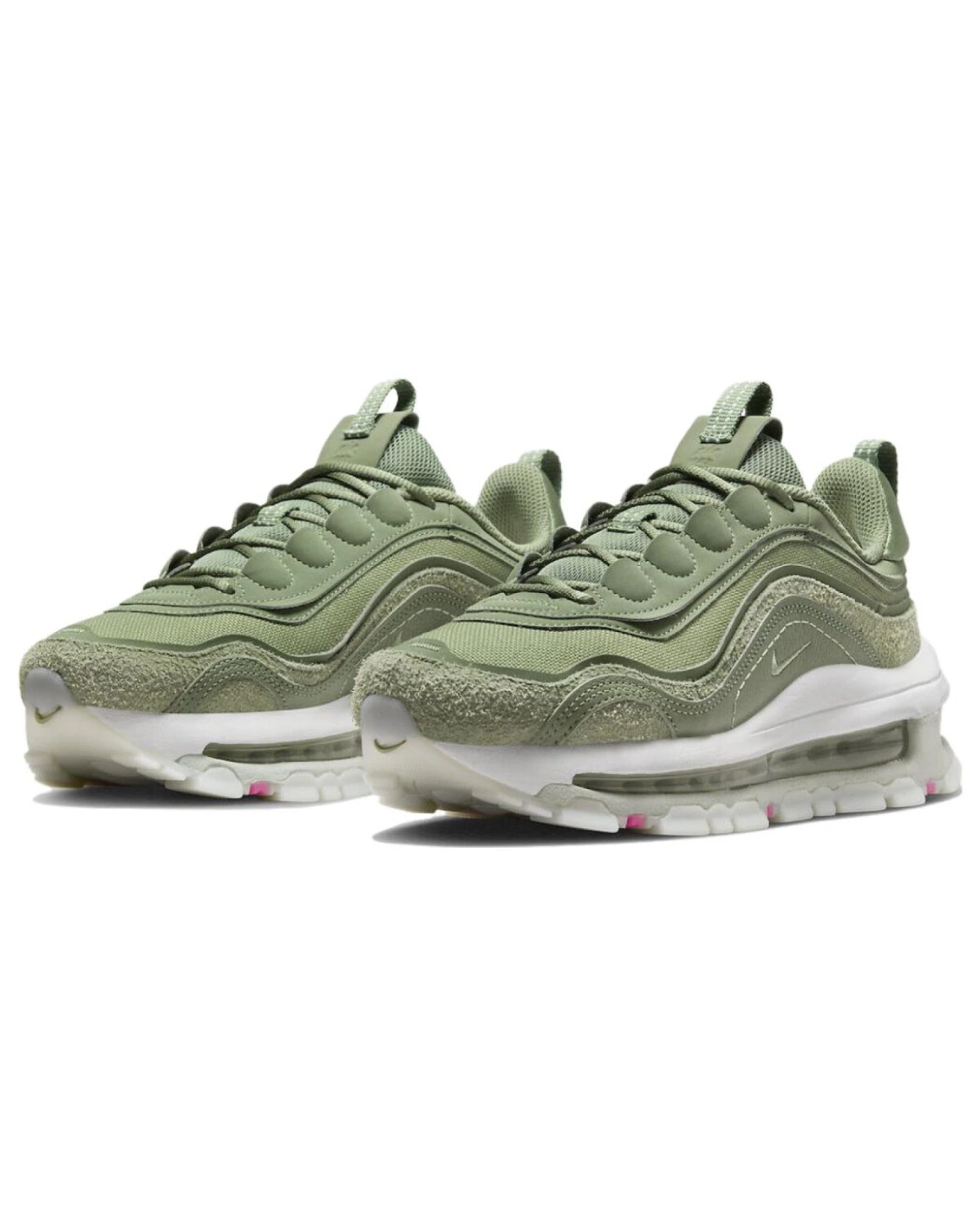 Nike Air Max 97 унисекс кроссовки зелёные износостойкие картинка