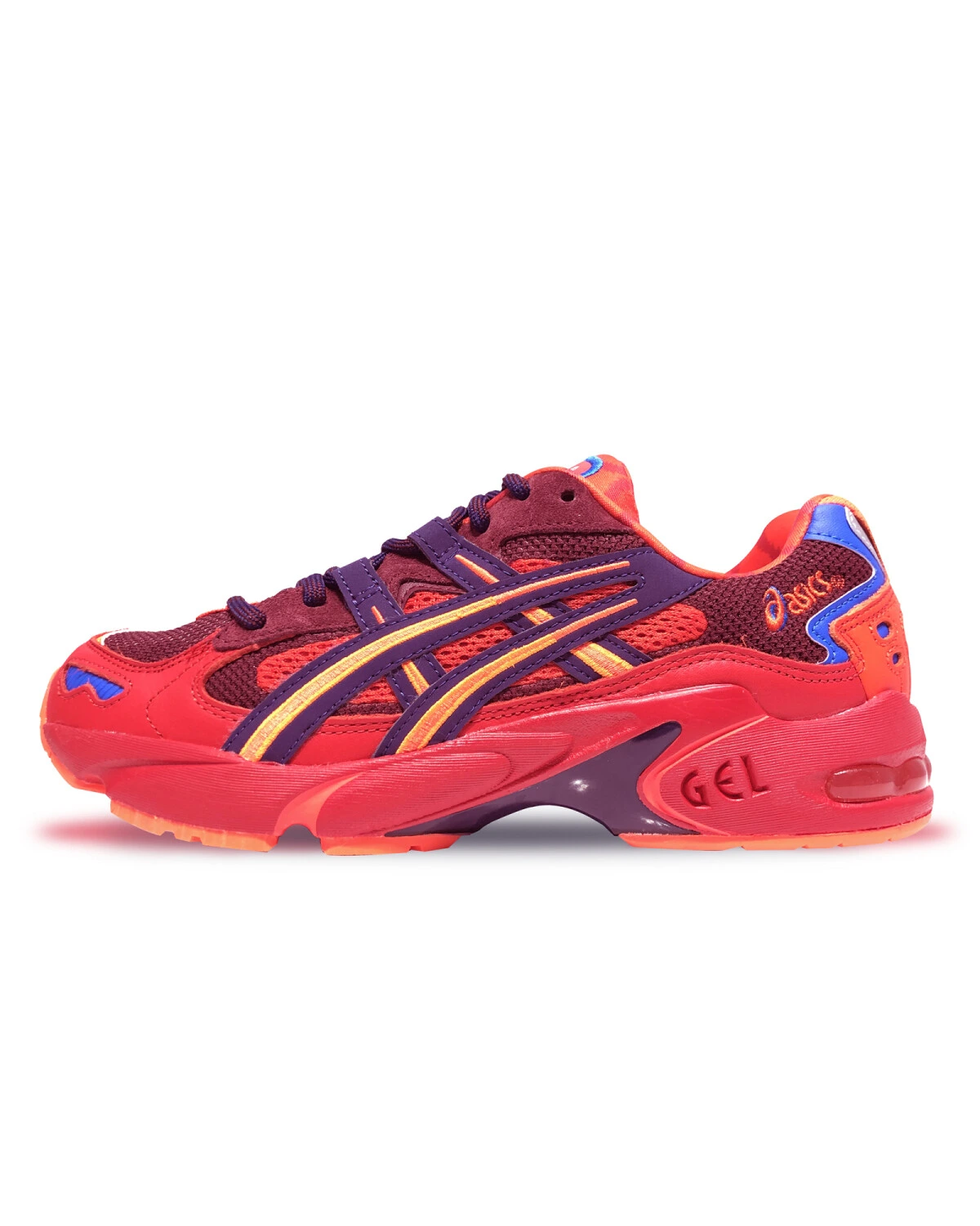 Asics Gel-Kayano 5 OG повседневные кроссовки сетка и кожа красно-синие картинка