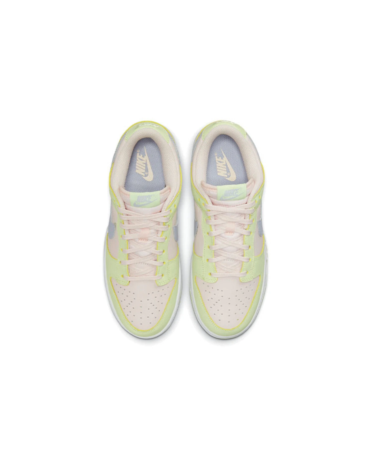 Nike Dunk "Lime Ice" женские кроссовки из кожи зеленые картинка