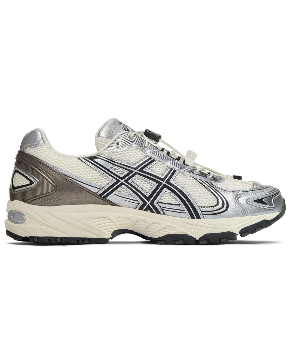 Asics Gel-Kahana TR V4 унисекс кроссовки повседневные бело-коричневые картинка