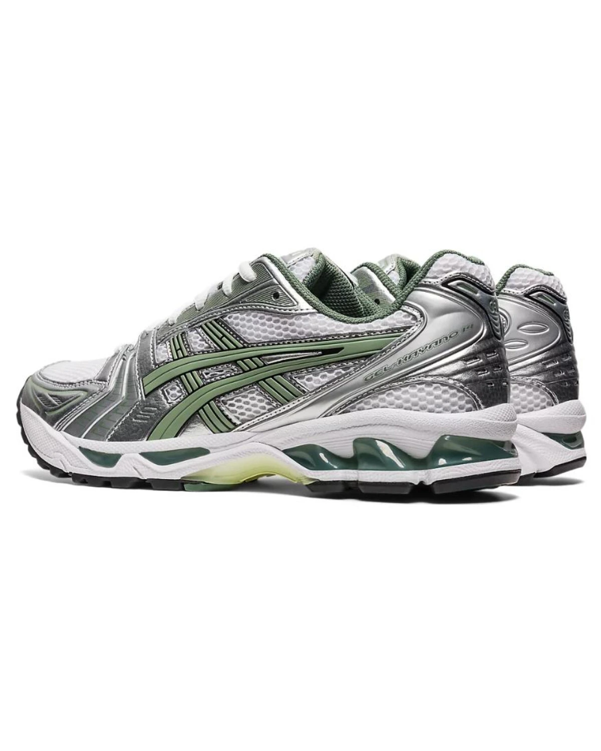 Asics Gel-Kayano 14 мужские спортивные кроссовки текстильные серебристые картинка