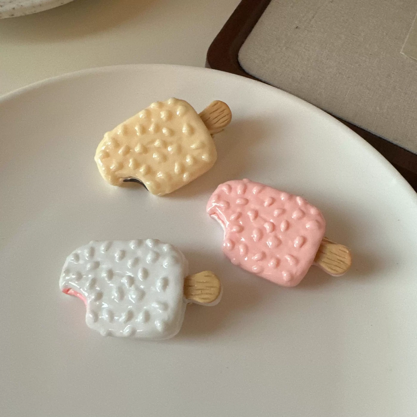 Заколка-эскимо (Белый) картинка