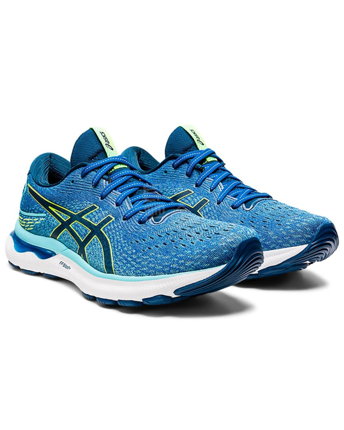 Asics GEL-Nimbus 24 мужские спортивные кроссовки сетчатые синие картинка