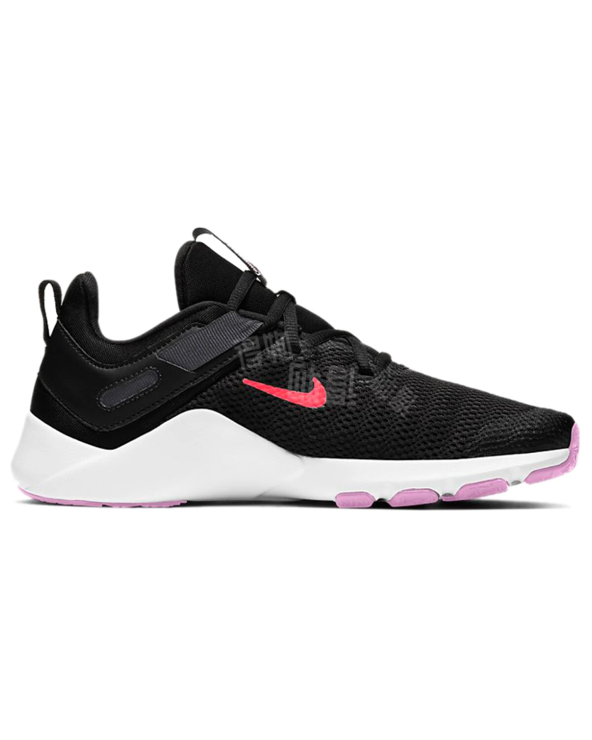 Nike Legend Essential женские тренировочные кроссовки черно-розовые картинка
