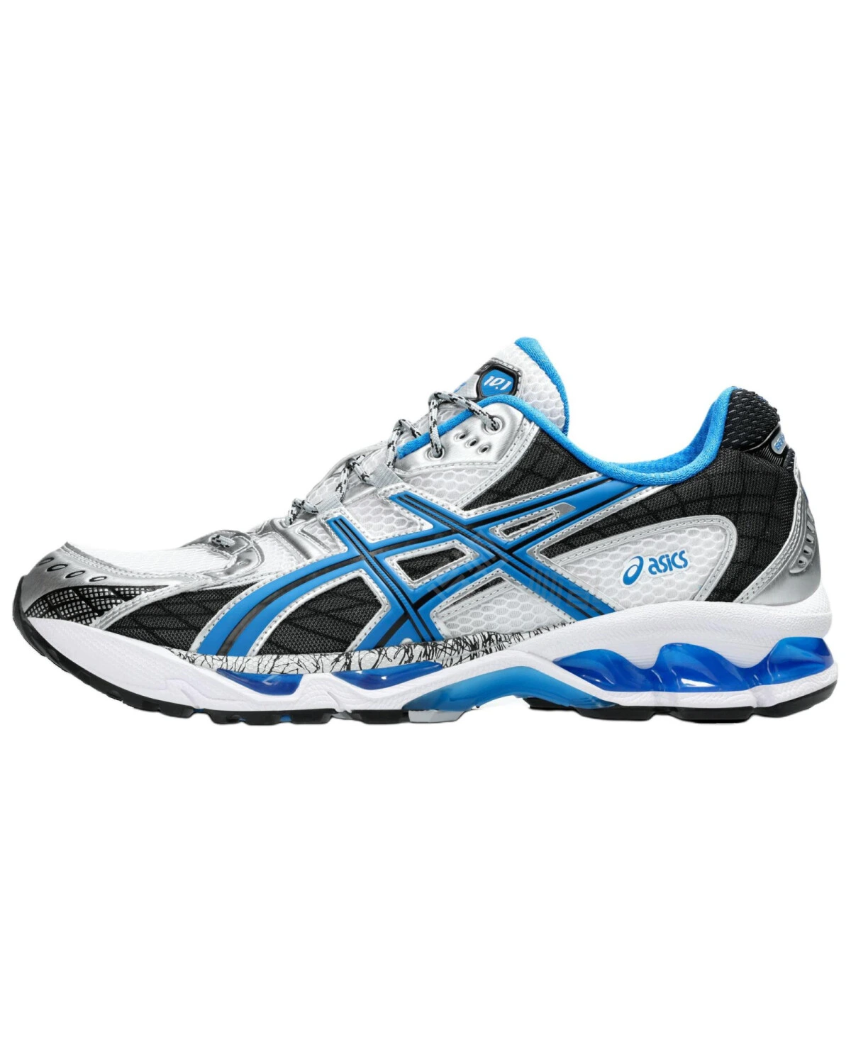 Asics GEL-Nimbus 10.1 унисекс кроссовки для бега бело-голубые картинка