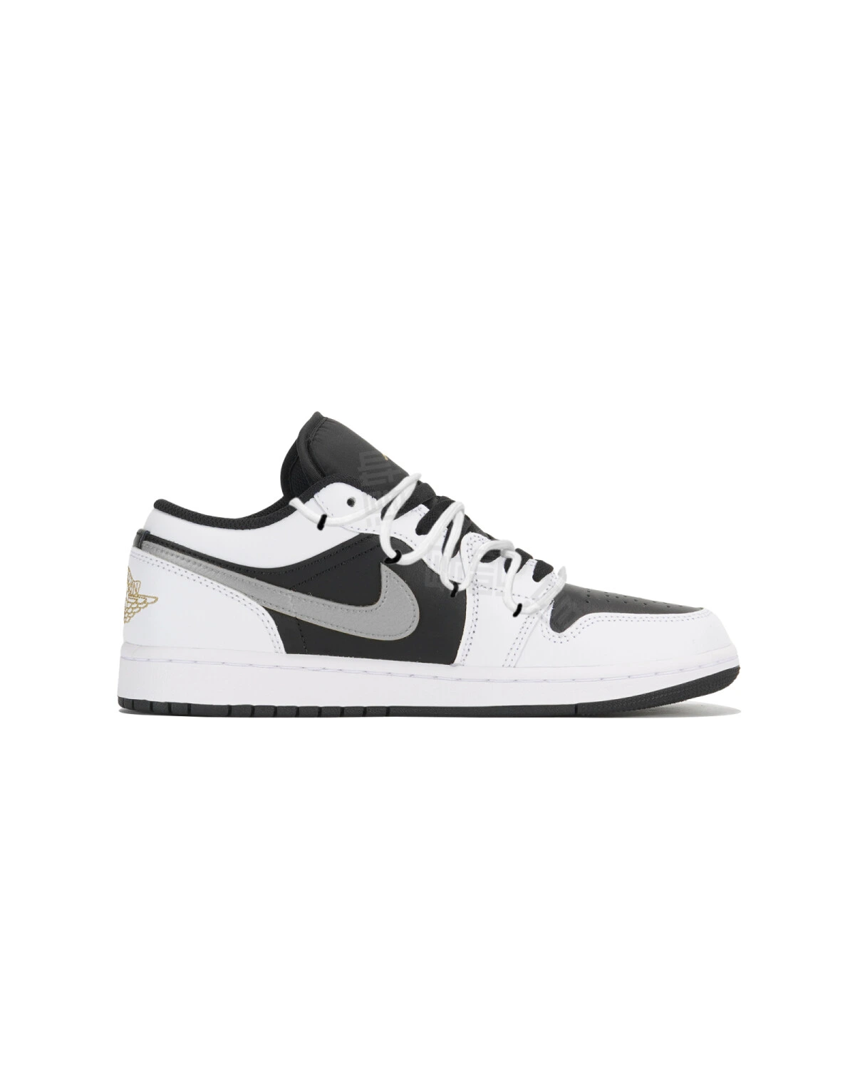 Jordan Air Jordan 1 унисекс кроссовки черно-белые износостойкие картинка