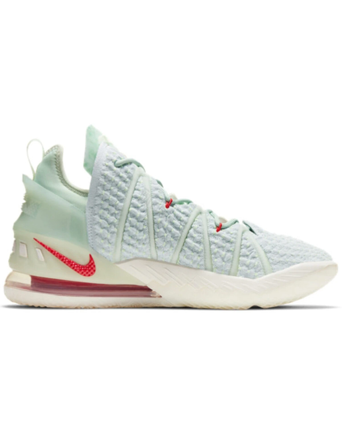 Nike Lebron 18 Empire Jade EP унисекс спортивные кроссовки с Zoom светло-зеленые картинка