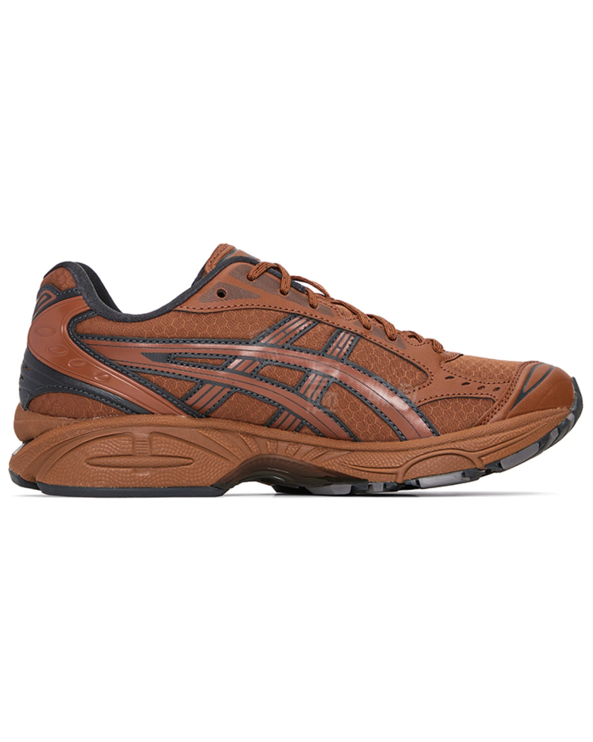 Asics Gel-Kayano 14 унисекс кроссовки коричневые осенне-зимние ретро картинка