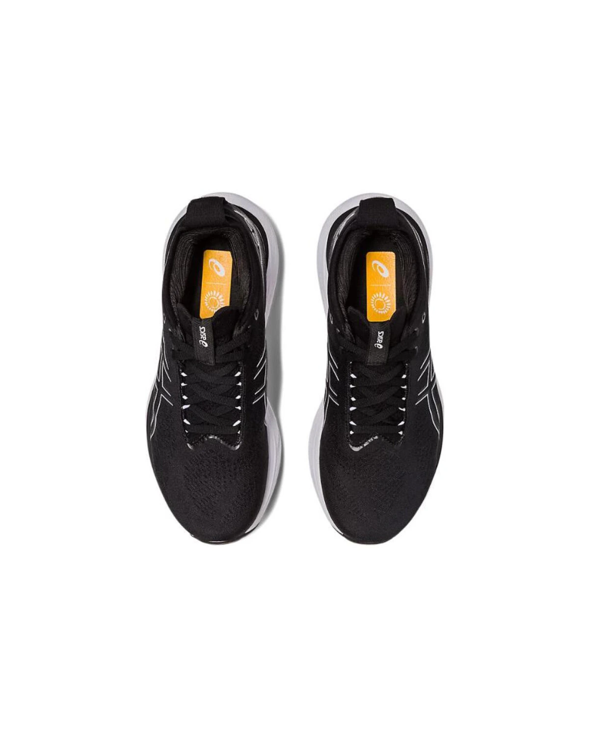 Asics GEL-Nimbus 25 женские кроссовки для бега черно-белые картинка