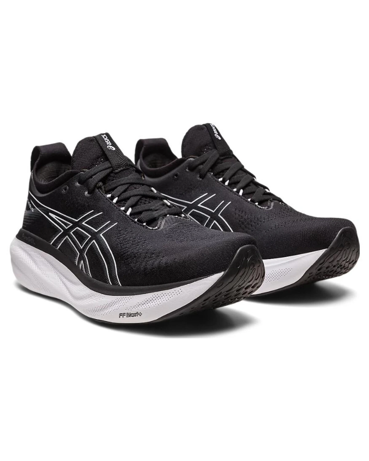 Asics GEL-Nimbus 25 женские кроссовки для бега черно-белые картинка