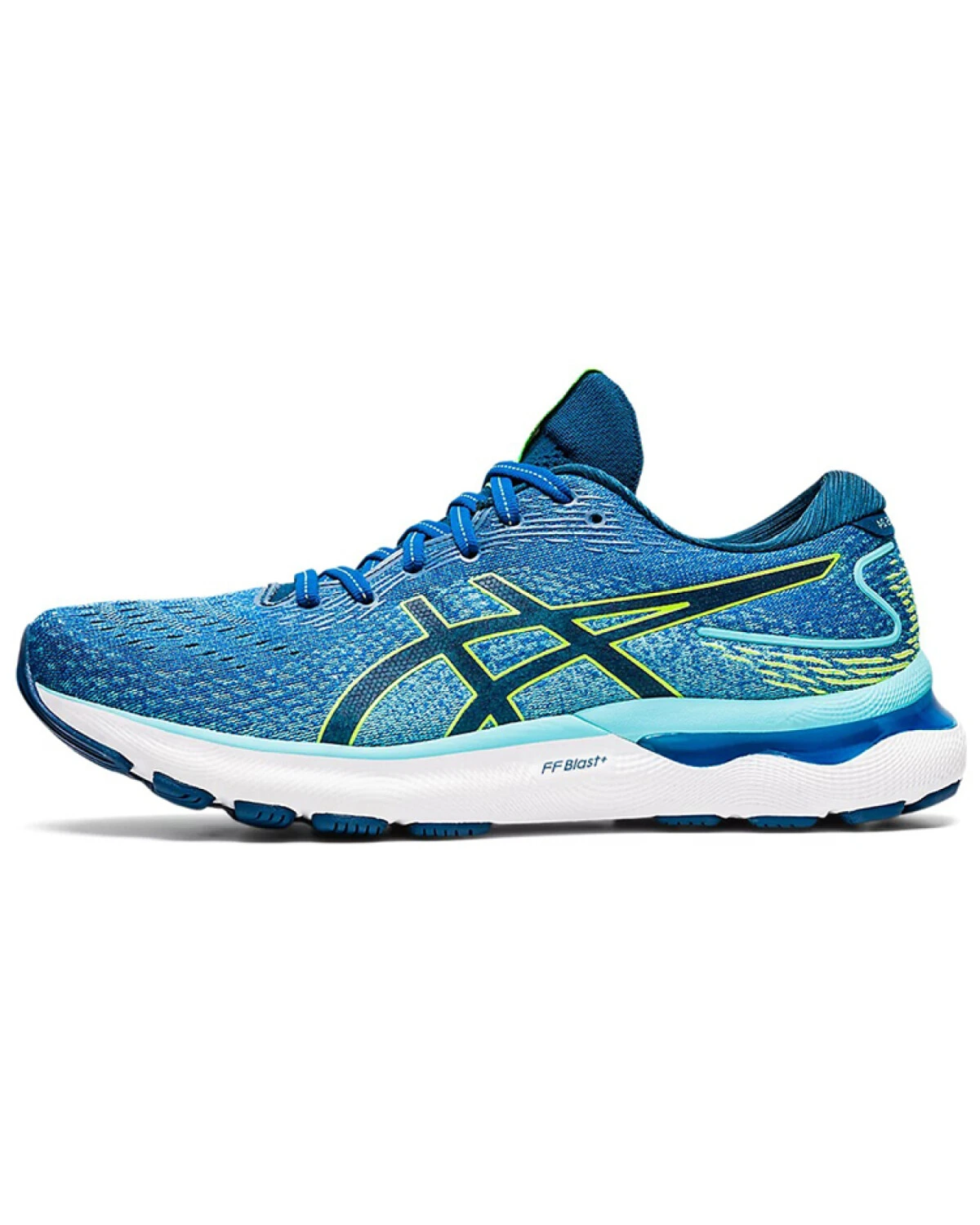 Asics GEL-Nimbus 24 мужские спортивные кроссовки сетчатые синие картинка