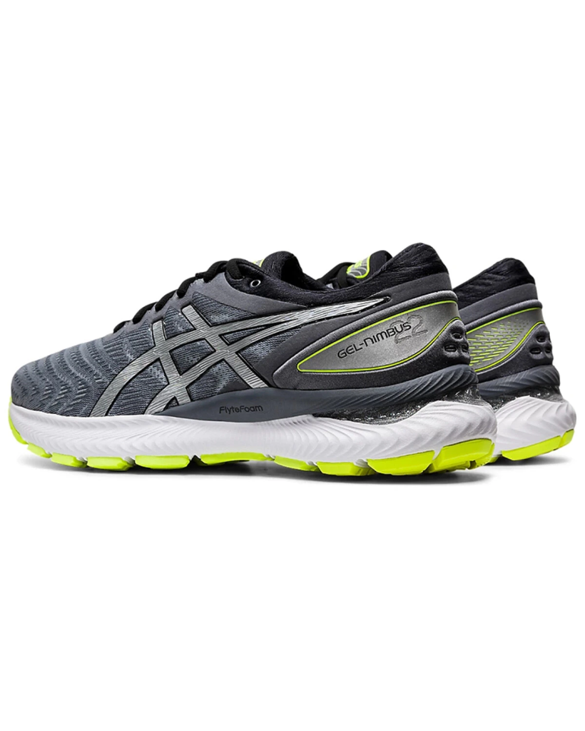 Asics GEL-Nimbus 22 мужские кроссовки для бега износостойкие серо-зелёные картинка