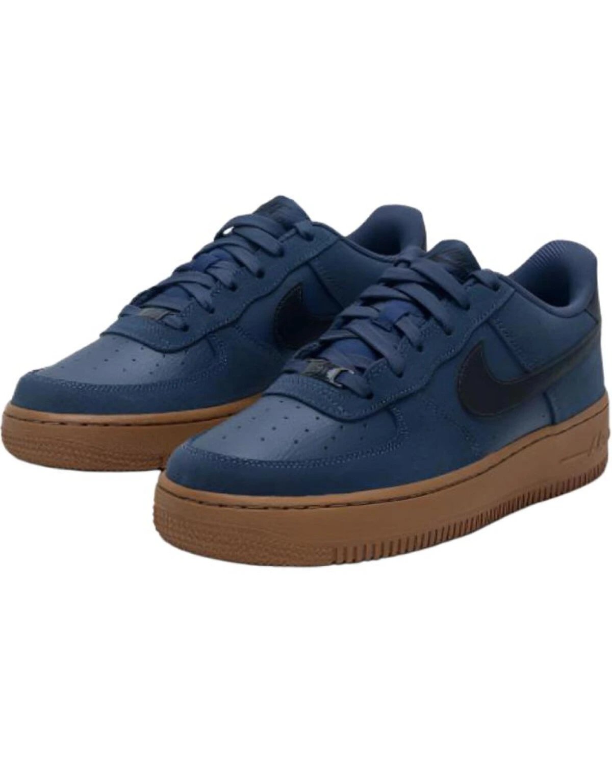 Nike Air Force 1 LV8 2 детские кроссовки синие комфортные легкие картинка