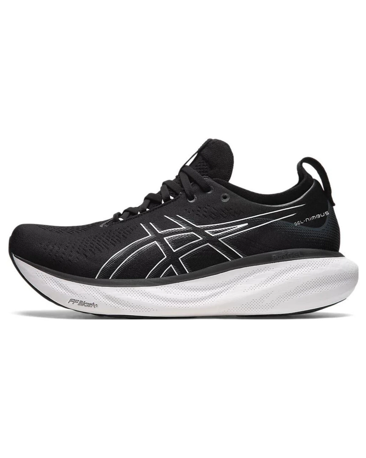 Asics GEL-Nimbus 25 мужские кроссовки для марафона черно-белые картинка