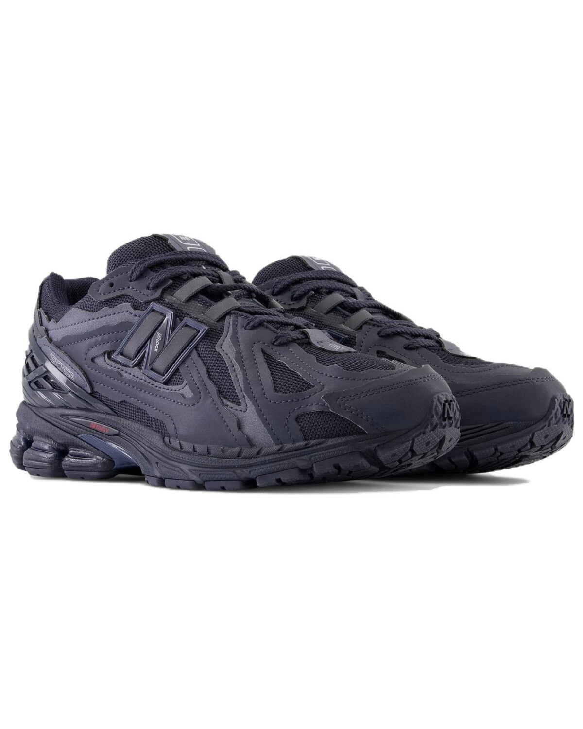 New Balance 1906D унисекс кроссовки темно-синие из кожи и сетки для всех сезонов картинка