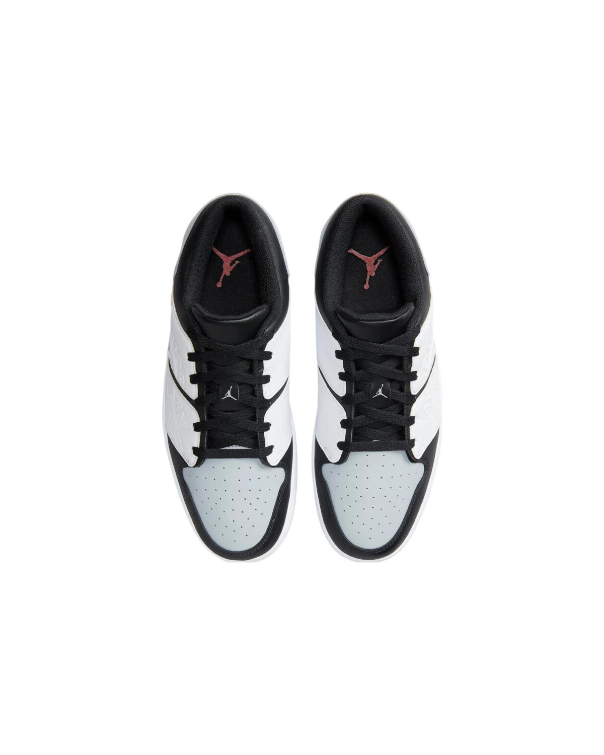 Jordan Nu Retro 1 унисекс кроссовки кожаные бело-черные картинка