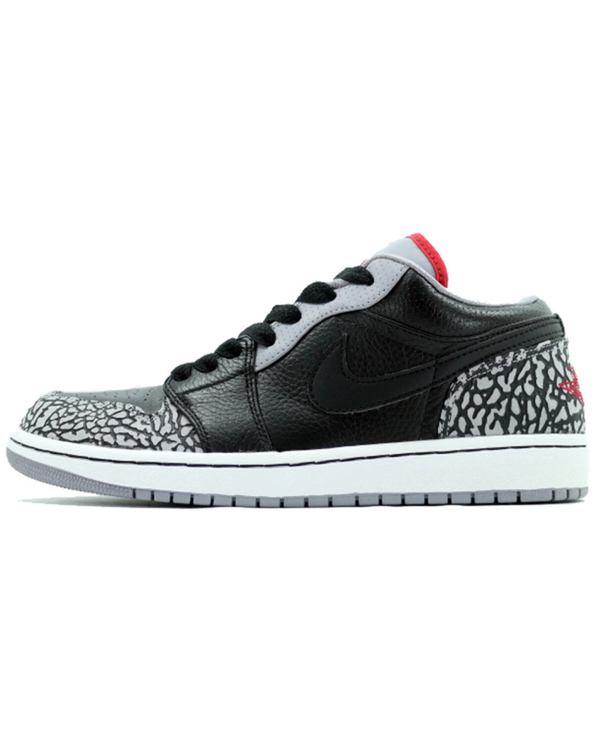 Jordan Air Jordan 1 Phat Low "Black Cement" мужские кроссовки синтетические амортизирующие черные картинка