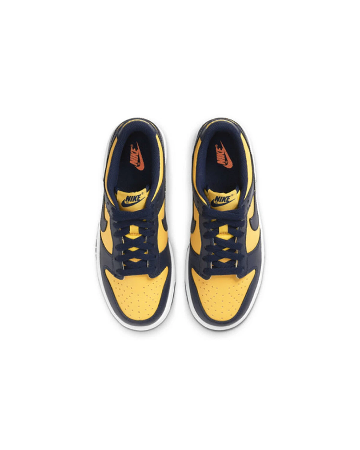 Nike Dunk Retro Varsity Maize унисекс кроссовки сине-желтые из синтетики картинка