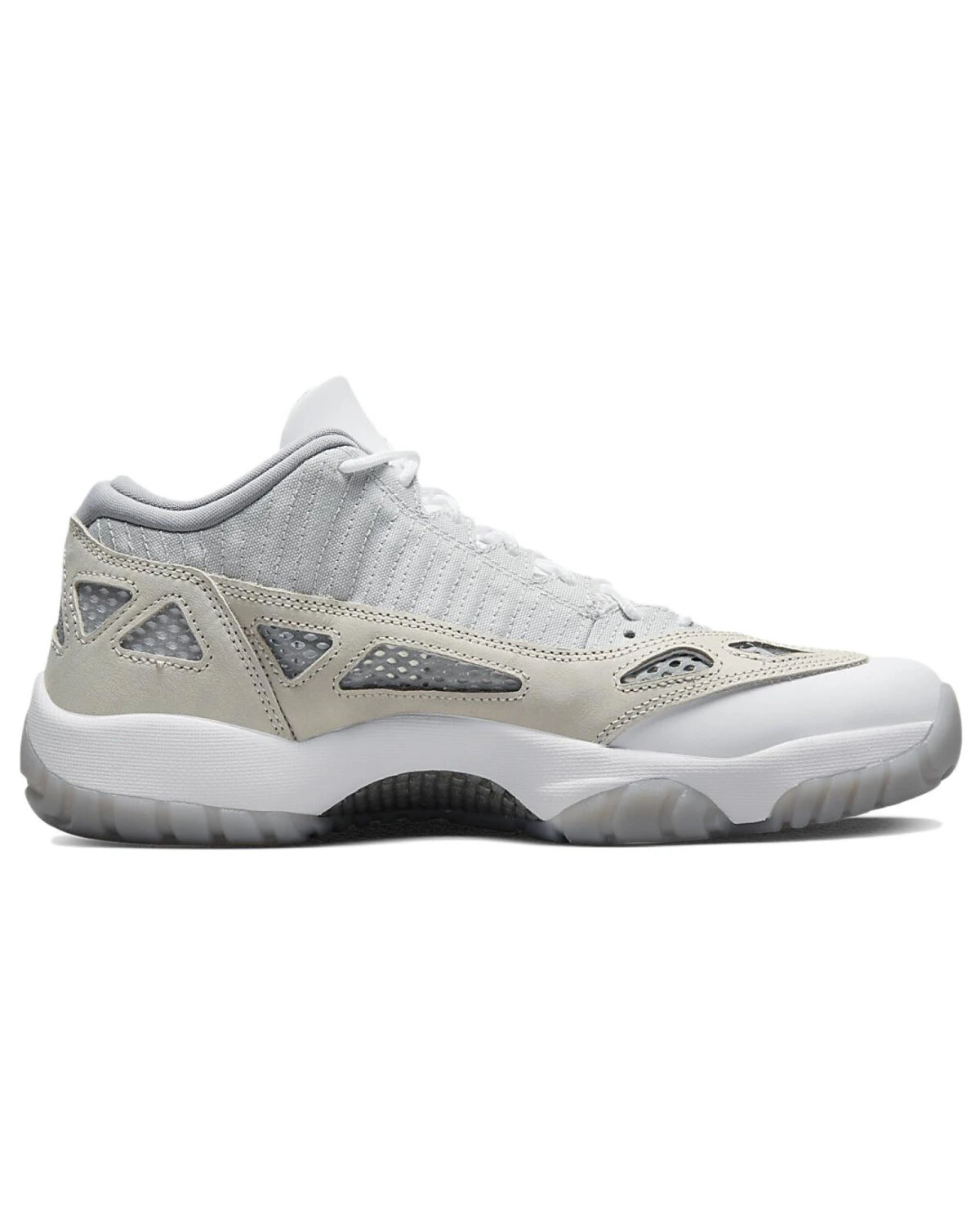Jordan Air Jordan 11 Retro Low IE "Light Orewood Brown" унисекс кроссовки серо-белые картинка