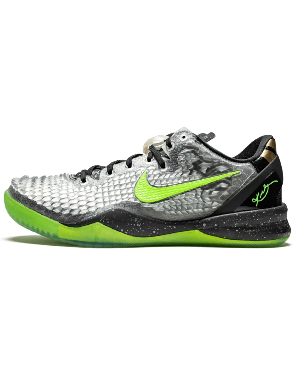 Nike Kobe 8 SS Christmas мужские баскетбольные кроссовки черно-зеленые картинка