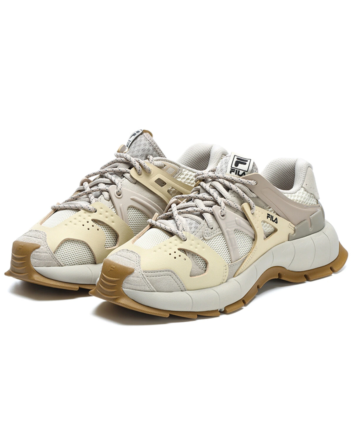 FILA INSETTO женские кроссовки текстильные бежевые картинка