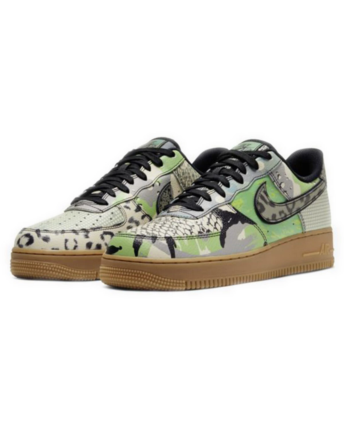 Nike Air Force 1 QS City of Dreams unisex кроссовки зелёные картинка
