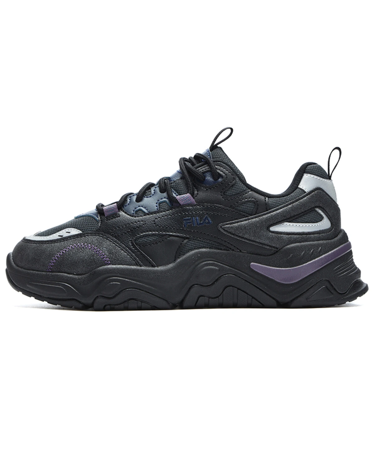 FILA Collina женские повседневные кроссовки тканевые серо-черные картинка