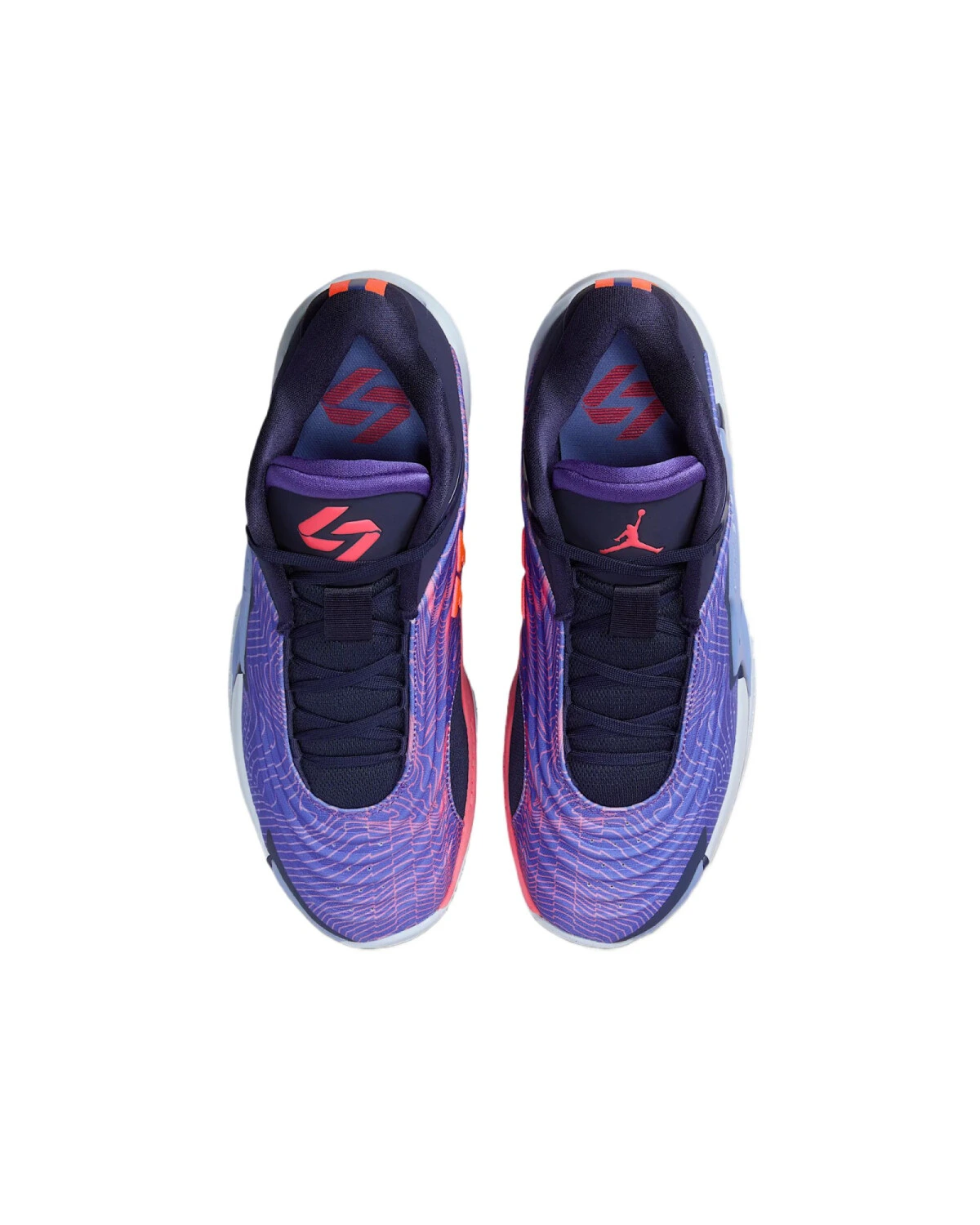 Jordan Luka 3 PF мужские кроссовки для баскетбола фиолетовые с амортизацией картинка